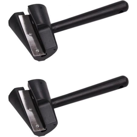 Accesoriu pentru Taiat in Forma de Spirala, Cyrax, Multifunctional pentru Legume, Cutit pentru Spirale, 16x5.5 cm, Negru