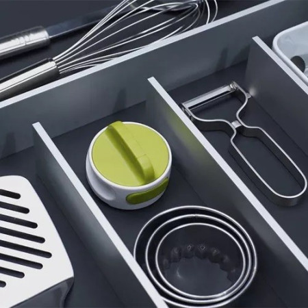 Desfacator Manual de Conserve si Sticle, Cyrax, 6.8 x 4.8 cm, din ABS + Otel, Verde/Alb