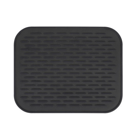 Covoras din Silicon pentru Scurgere Vase, Cyrax, Uz Casnic, Rezistent la Temperaturi Ridicate, Izolator, 30x24 cm, Negru