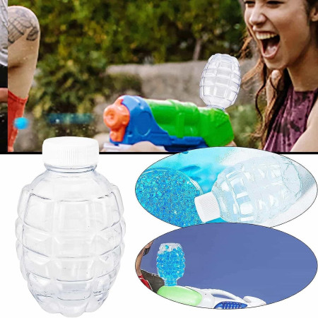 Munitie, Cyrax, 20.000 Bile Gel pentru pistoale de jucarie Gel Blaster, Sticla Ananas 10.5x6.5 mm, Albastru