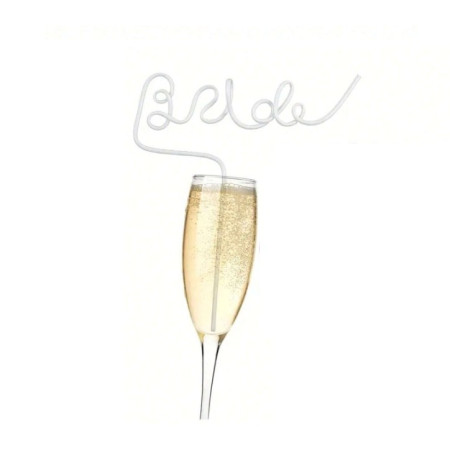 Pai de Plastic, Cyrax, Model Bride, Tematica Nunta, Diametru 0.5 cm, Alb