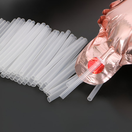 Pai din Plastic, pentru Umflarea Baloanelor din Folie, Cyrax, 8 cm, Transparente