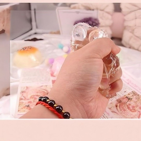 Jucarie Antistres Squishy, Cyrax, cu Revenire Lenta, Squeeze Pinch, Family Model Animalute, Ambalaj Transparent