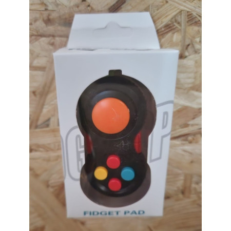 Jucarie Interactiva, Cyrax, Model Fidget Pad, Antistres, +3 Ani, Functii Multiple, 5.5 x 3.5 x 11 cm, Negru