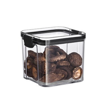 Recipient din Plastic, Cyrax, pentru Alimente/Obiecte, Inchidere Ermetica, 10.2 x 9.8 cm, 700 ml, Transparent