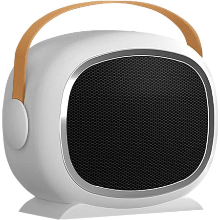Aeroterma cu Incalzire Ceramica PTC,  din ABS, Oprire Automata, Protectie Supraincalzire, 700/1200W, 220V, 21 x 16 x 11 cm, Alb
