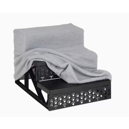 Scara pentru Animale de Companie,  Universal, Detasabil, 3 Trepte, 45x35x30 cm, Gri