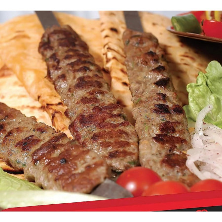 Presa pentru Carne, Cyrax, pentru Kebab, cu Maner, din ABS, 29 x 7.5 x 2.6 cm, Alb