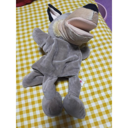 Papusa de Mana pentru Teatru de Papusi, Cyrax, din Plus, 25 x 10 x 8 cm, Model Lup, Bej