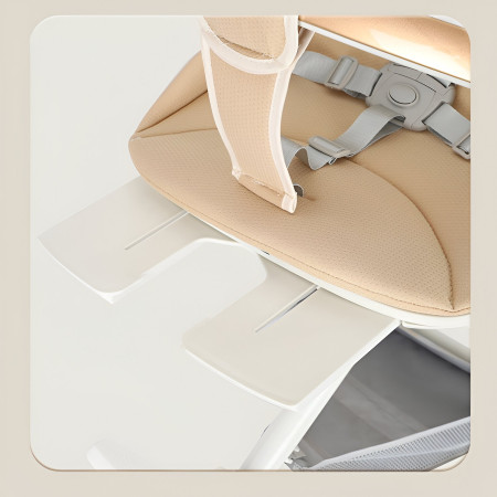 Carucior Sport Cyrax 3in1, 6-36 Luni, Reversibil, Pliabil, Tavita pentru Masa, Pozitie de Somn, Centura de Siguranta, Roti 360, Suport Pahar, Copertina pentru Soare, 33x66x85cm, Alb Model Pisica