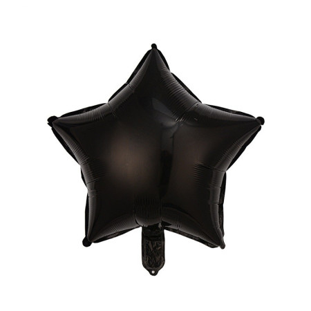 Set 5 Baloane din Folie Metalizata, Cyrax, Figurine, Tema Halloween, Pai Inclus, Ambalaj Individual, Umflare cu Aer sau Heliu, Figurina Dovleac si Pisica 84x69 cm, Stelute si Cerculete 45 cm, Multicolor