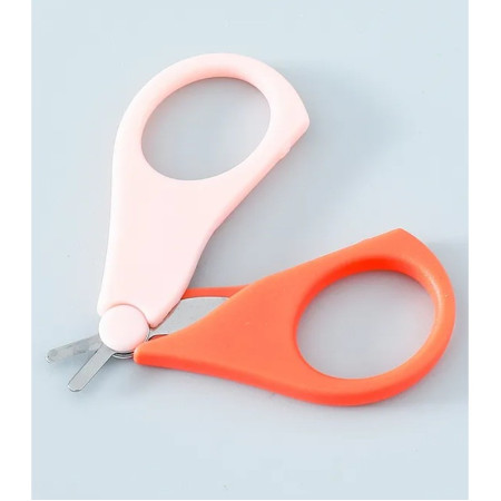 Set Ingrijire Unghii pentru Bebelusi, Cyrax, Cutie de Depozitare in Forma de Ursulet, 10 x 9.5 cm, Roz