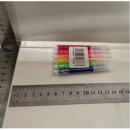 Set Mini Imprimanta Foto Portabila, Cyrax, Include: 1x Set de Markere, 5x Role de Hartie Termica, 5x Role Hartie Adeziva, Incarcare USB, Bluetooth, Print Alb-Negru, Model Ursulet, Alb/Albastru