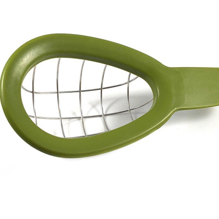 Feliator de Avocado, Cyrax, pentru Taierea in Cubulete, Multifunctional, pentru Bucatarie, Otel Inoxidabil, ABS, 16x8x5 cm, Verde