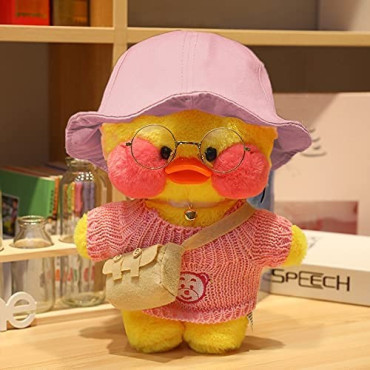 Jucarie de plus Ratusca Lalafanfan Cyrax, Haine si Accesorii Random, Galben