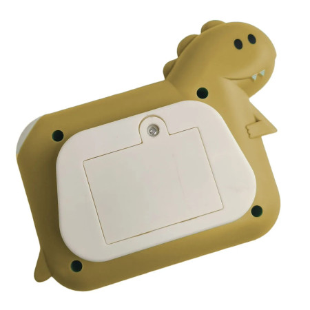 Jucarie Interactiva Pop It Whack A Mole, Cyrax, Tip Consola, Anti-Stres, 4 Moduri de Joc, din ABS si Silicon, +3 Ani, Model Dinozaur, Galben