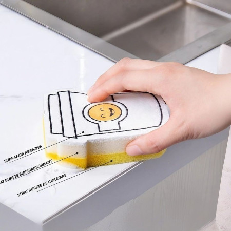 Set 4 bureti de vase Cyrax cu tematica Funny Model 2