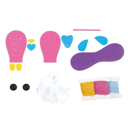 Cyrax Set creatie perna pentru copii Model 2, Dream Kids, Pasare