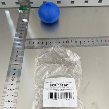 Greutate pentru Baloane, Cyrax, Accesoriu Petrecere, 5.5x5.5 cm, 120 g, Albastru