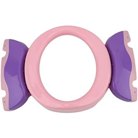 Olita Portabila 2 in 1, Cyrax, Olita + Capac de Toaleta, din Plastic, Diametru 21 cm, Roz