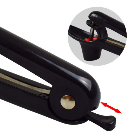 Dispozitiv de Scos Samburi, Cyrax, Manual, cu 1 Gaura, pentru Cirese/Masline, 20.5 x 3.8 x 13 cm, din ABS+Otel Inoxidabil, cu Maner, Negru