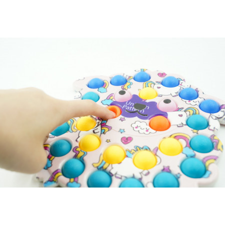 Cyrax Jucarie senzoriala antistres, Simple Dimple, Oaie, Multicolor, V4