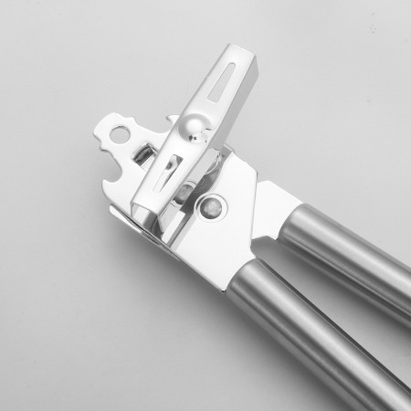 Deschizator conserve Cyrax, material inox, ergonomic, gri