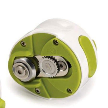 Desfacator Manual de Conserve si Sticle, Cyrax, 6.8 x 4.8 cm, din ABS + Otel, Verde/Alb