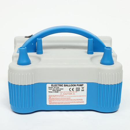 Pompa Electrica de Umflat Baloane, Cyrax, cu Doua Iesiri, 220V, Putere 700W, Accesorii petrecere, Albastru-Gri