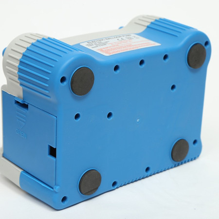 Pompa Electrica de Umflat Baloane, Cyrax, cu Doua Iesiri, 220V, Putere 700W, Accesorii petrecere, Albastru-Gri