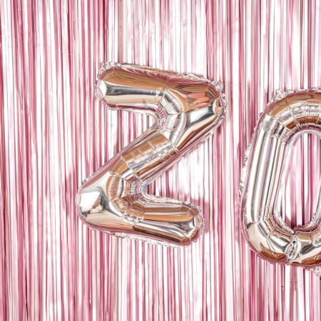 Balon Folie Metalizata Litera Z, Cyrax, 80 cm, Umflati cu Heliu sau Aer, Ambalaj Individual, Pai inclus, Argintiu