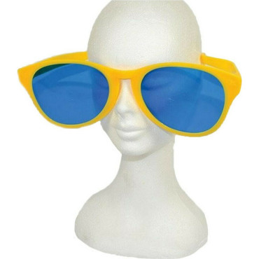 Ochelari Deghizare, Cyrax, Marime Exagerata, din Plastic, 26 x 9 cm, Galben