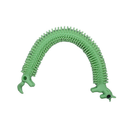 Jucarie senzoriala elastica Cyrax, Fidget Noodle, Antistres, Culori Random