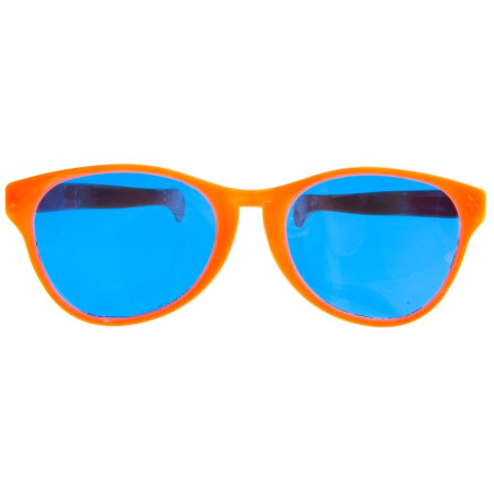 Ochelari Deghizare, Cyrax, Marime Exagerata, din Plastic, 26 x 9 cm, Portocaliu