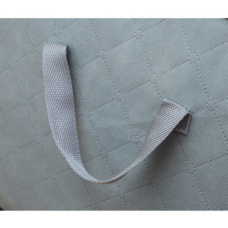 Husa de Depozitare,  Intrebuintare Multipla, Pliabila, cu Fermoar Bidirectional si Fereastra Laterala Transparenta, Lavabila, 50x48x28 cm, Gri