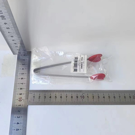 Cleste Creativ pentru Mancare, Cyrax, Model Inimioare din Silicon, 14.5x3 cm, Rezistent la Temperaturi Inalte si Coroziune, Rosu