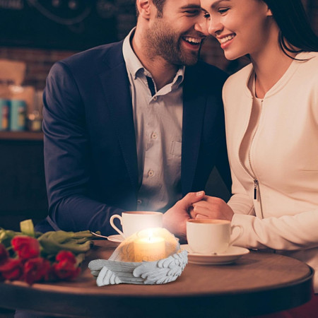 Lumanare Decorativa,  din Parafina, Cilindrica, Fara Fum si Fara Parfum, 7 x 7 cm, 260 g, Ardere 36h, Ivory Alb