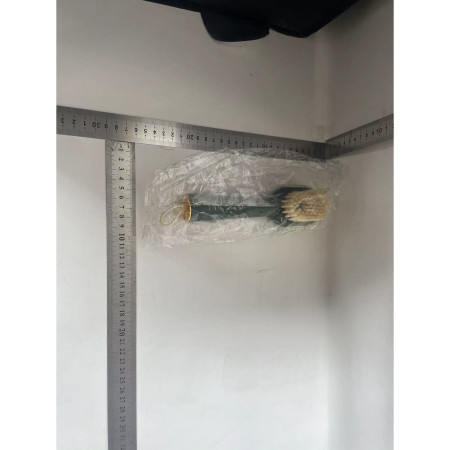 Perie pentru Curatare Incaltaminte cu Recipient pentru Detergent,  Perie Multifunctionala pentru Incaltaminte si Lenjerie, cu Peri Moi, Fara Deteriorare, 22x6x4 cm, Culoare Verde