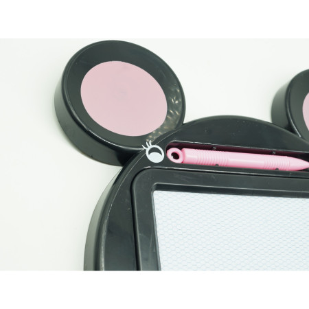 Tabla Magnetica pentru desen Cyrax, Pix, forma Soricel, dimensiuni 23x26.5 cm, Dezvolta Creativitatea, Negru