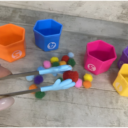 Cleste Creativ pentru Mancare, Cyrax, Model Manute din Silicon, 14.5x3 cm, Rezistent la Temperaturi Inalte si Coroziune, Albastru