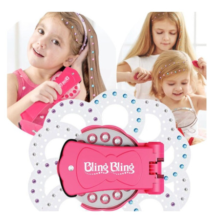 Aparat aplicare strasuri Cyrax, Plastic, 11.5x9.5x8 cm, Multicolor