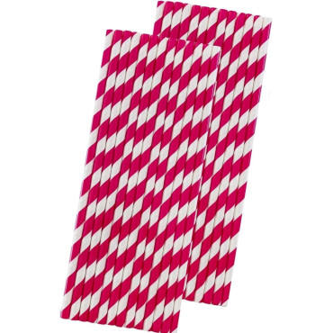 Set 16 Paie, Cyrax, pentru Masa de Craciun, din Hartie, 19.7 cm,Alb-Rosu