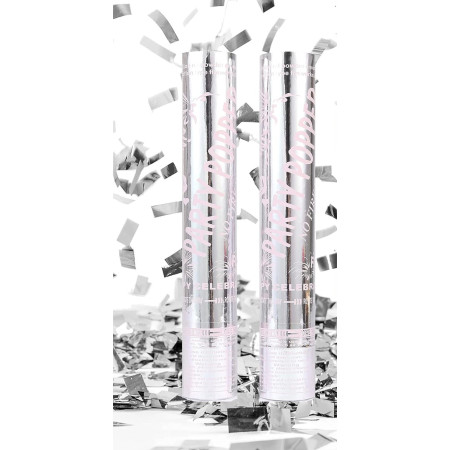 Tun Confetti Petrecere, Cyrax, Lungime 30 cm, Argintiu