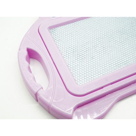 Tabla Magnetica pentru desen Cyrax, Pix, forma dreptunghi, dimensiuni 23x17 cm, Dezvolta Creativitatea, cu picioare suport, Roz Pal