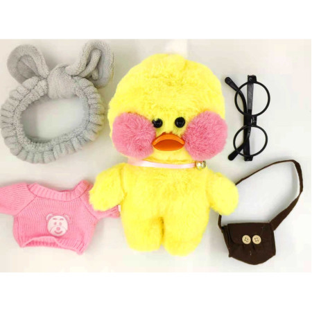 Jucarie De Plus Rata Lalafanfan Cyrax - Obrajii Rosii, Haine Si Accesorii Random, Diverse culori