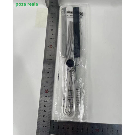 Perie Multifunctionala si Stergator,  Pentru Spatii Greu Accesibile, 24.7 x 4.5 cm, Alb