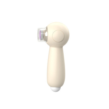 Set Pila Electrica, Cyrax, pentru Copii si Bebelusi, din ABS, 6 Accesorii, Incarcare USB, cu Lumina Led, 11.5 x 5.5 cm, Alb