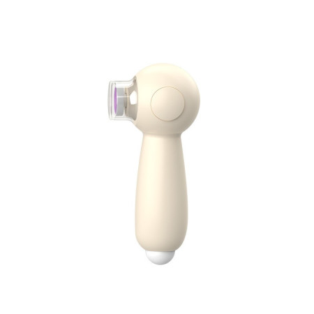 Set Pila Electrica, Cyrax, pentru Copii si Bebelusi, din ABS, 6 Accesorii, Incarcare USB, cu Lumina Led, 11.5 x 5.5 cm, Alb