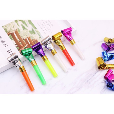 Set 6 Suflatori, Cyrax, pentru Petrecere, Tematica Aniversare, 8 cm, Multicolore