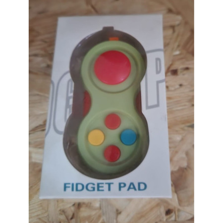 Jucarie Interactiva, Cyrax, Model Fidget Pad, Antistres, +3 Ani, Functii Multiple, 5.5 x 3.5 x 11 cm, Verde